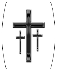 DAREC 517 BK WT Black 3 Crosses White Background copy